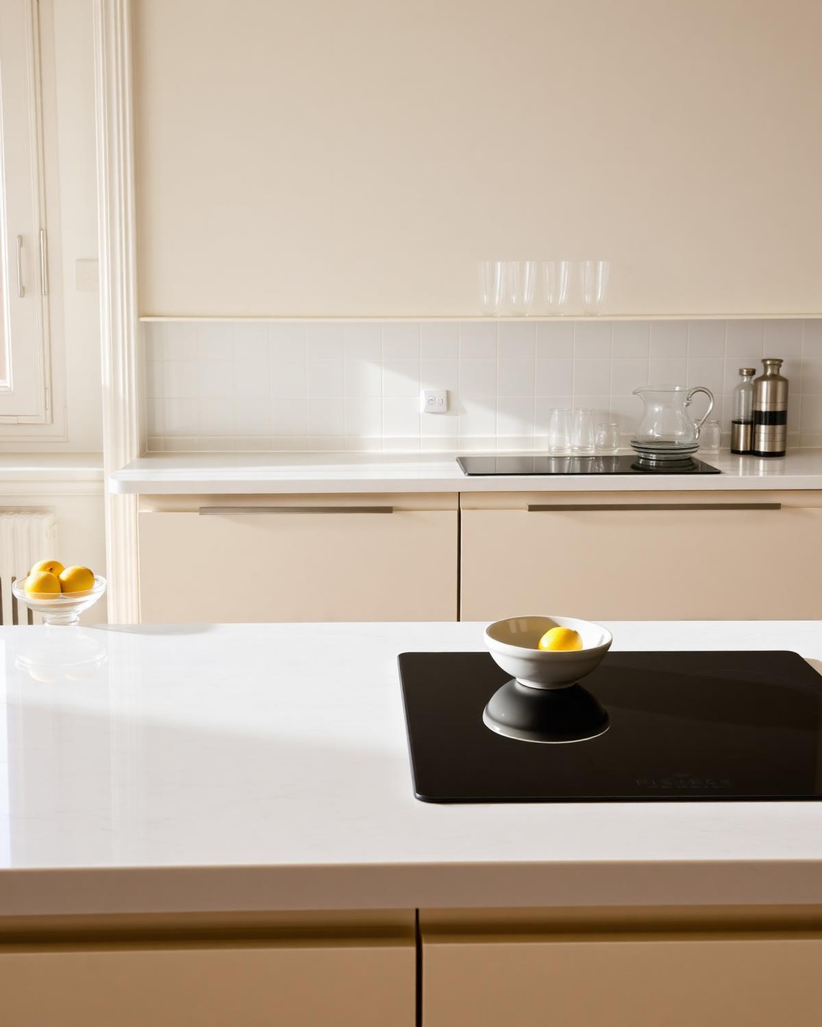 Cucina lucidata di un appartamento milanese